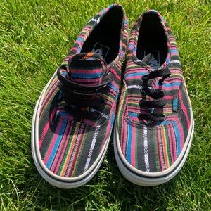 Colorful Reggae print Vans!